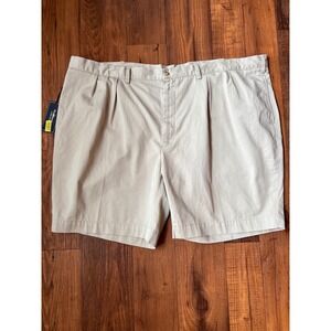 Polo Ralph Lauren Mens Classic Fit Pleated Chino Shorts Khaki Beige 50B NWT